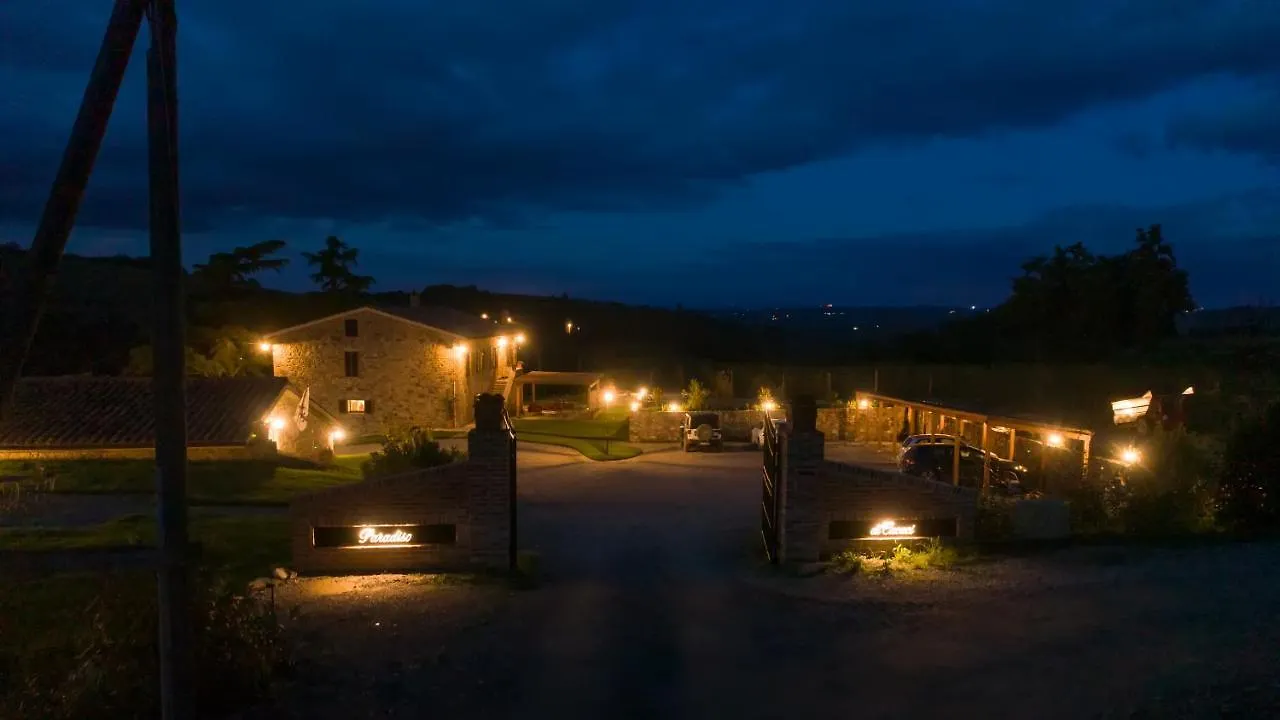 Wine Estate Rooms Paradiso Di Cacuci Montalcino 0*,