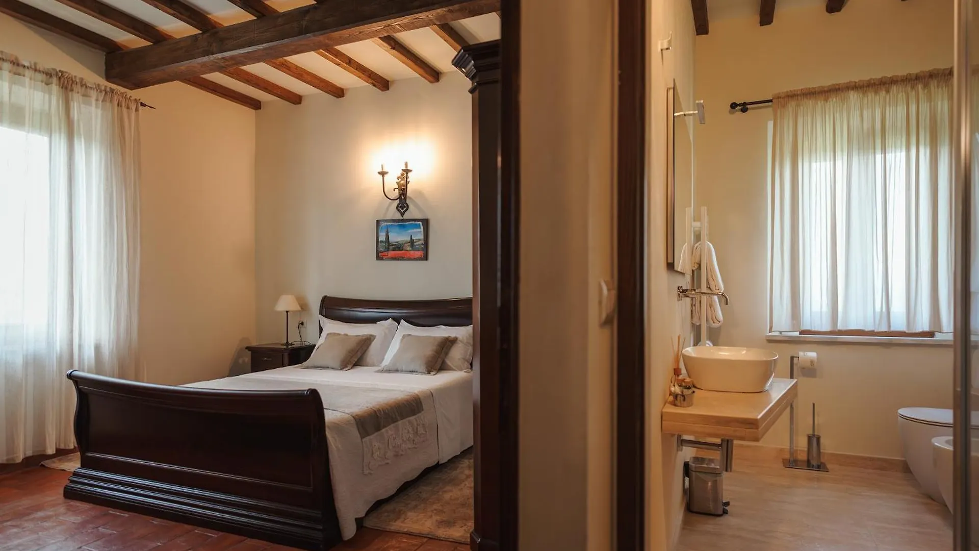 Фермерский дом Wine Estate Rooms Paradiso Di Cacuci Монтальчино Италия