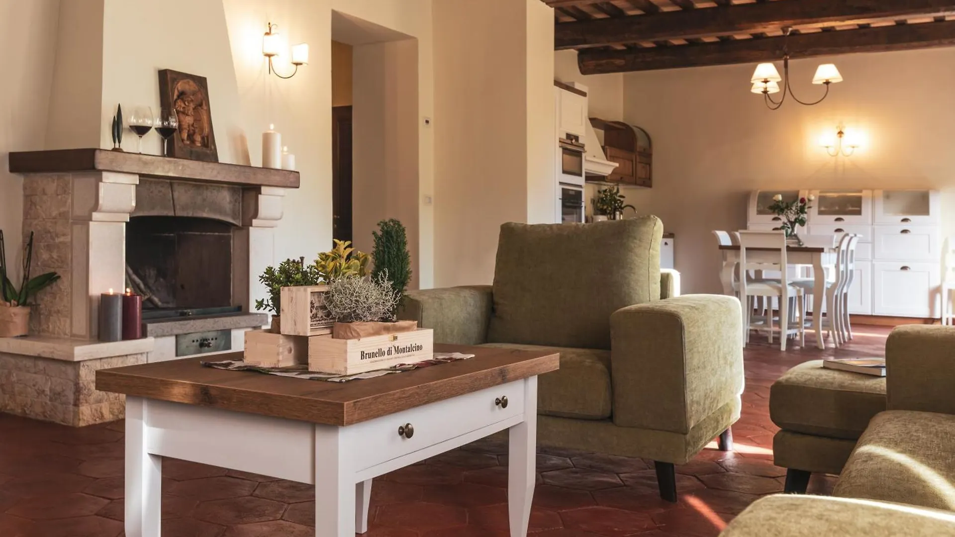 Фермерский дом Wine Estate Rooms Paradiso Di Cacuci Монтальчино